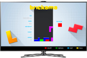 Snímek obrazovky aplikace Brickama (HbbTV)