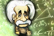 Ilustrační obrázek s Einsteinem