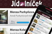 Snímek obrazovky aplikace Online jídelníček menz VUT (Mobil)
