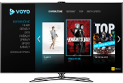Snímek obrazovky aplikace VOYO (Smart TV)